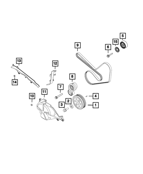 Pulleys and Related Parts for 2021 Alfa Romeo Stelvio #0