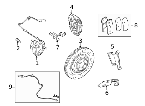 Brake Components for 2014 Jaguar XKR #0