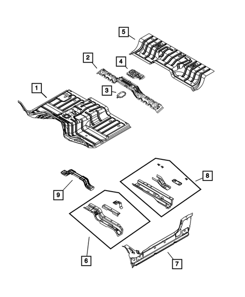 Floor Pans for 2020 Ram 3500 #1