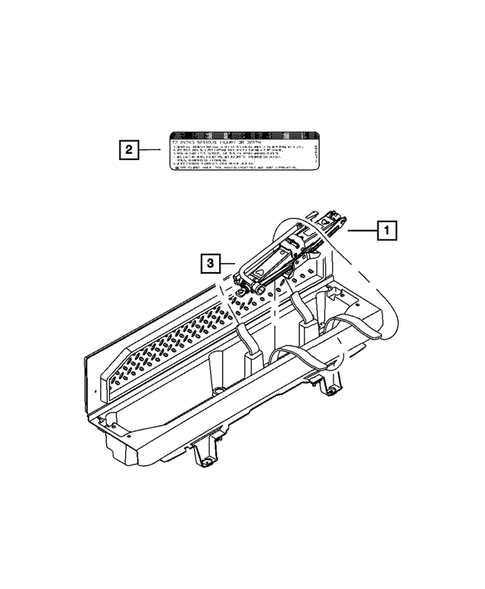 Jack Stowage for 2008 Jeep Commander #0