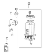 68199922AA - Steering: Power Steering Fluid for Mopar Image
