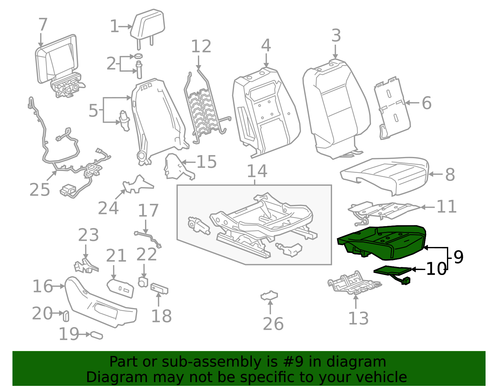 2021 GM Passenger Discriminating Sensor 85595158 | GM Parts Center