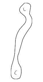 15262142 - Body: Bumper Cover Brace for Oldsmobile: Bravada Image