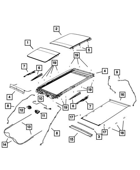 Sunroof for 2022 Chrysler Pacifica #0