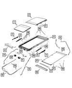 68370824AA - Body Sheet Metal Except Doors: Sunroof Wiring for Mopar Image image