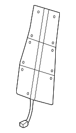 8K0963557D - Body: Seat Back Heater for Audi: A4, A4 Quattro, A5, A5 Quattro, RS5, S4, S5 Image