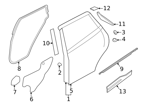 Floor & Rails for 2025 Nissan Kicks Play #0