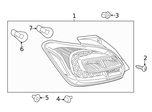 Bulbs - Chassis for 2023 Mitsubishi Mirage #1