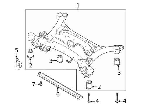 Suspension Mounting for 2019 Volvo XC40 #2