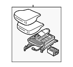 HAG000400PUY - Body: Cushion Assembly for Land Rover: Freelander Image