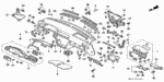 77102SW5A01 - : Bracket, Instrument Back for Acura Image