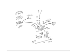 1242670237 - Gearshift Mechanism: Bearing Bracket for Mercedes-Benz Image