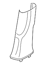 3C0867291F9B9 - Body: Lower Center Pillar Trim for Volkswagen: Passat Image