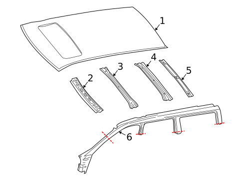 Roof & Components for 2007 Volvo XC70 #0