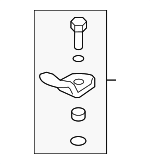 898951M000 - Electrical: Child Seat Bracket for Hyundai: Sonata Image