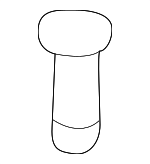 8659322000 - Body: Bumper Cover Clip for Kia Image