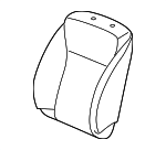81527T5RA01 - Body: Seat Back Pad for Honda: Fit, HR-V Image