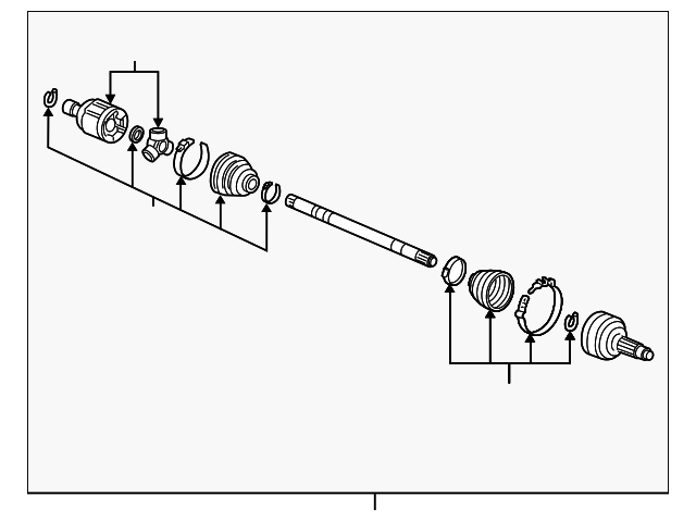 2016-2020 Honda Pilot Axle Assembly 44306-TZ5-A12 | OEM Parts Online