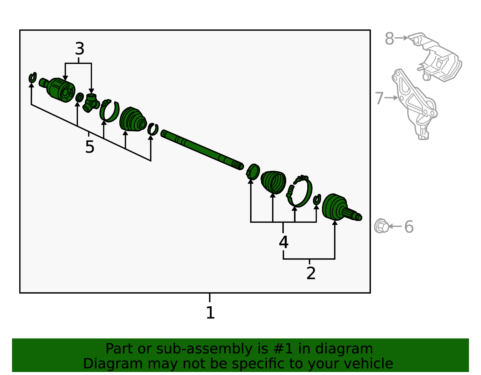 2016-2020 Honda Pilot Axle Assembly 44306-TZ5-A12 | OEM Parts Online