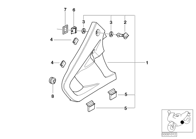 46632313083 - : Clamp                     for BMW-Motorrad Image