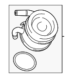1571031040 - Cooling System: Oil Cooler for Toyota: 4Runner, Tundra Image