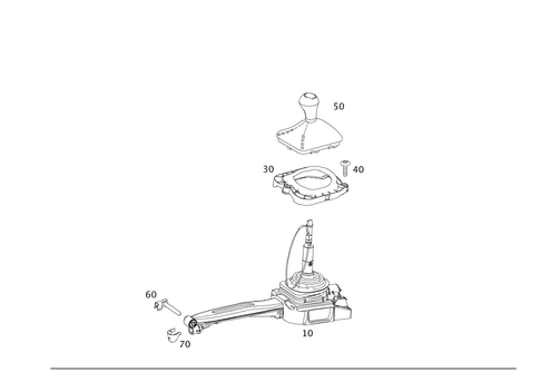 6-Speed Manual Transmission Center Shifter Console for 2010 Mercedes-Benz GLK350 #0