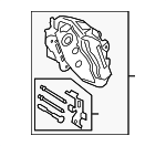 T2R45129 - Brakes: Caliper for Jaguar: F-Type, XKR-S Image
