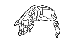 6160701180 - Body: Inner Wheelhouse for Toyota: Matrix Image