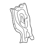 6165601900 - Body: Gusset for Toyota: Matrix Image