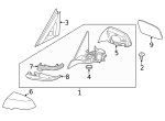 7149231823 - Body: Mirror Assembly Bolt for BMW Image