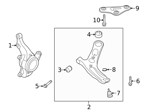 Suspension Components for 2014 Kia Forte Koup #1