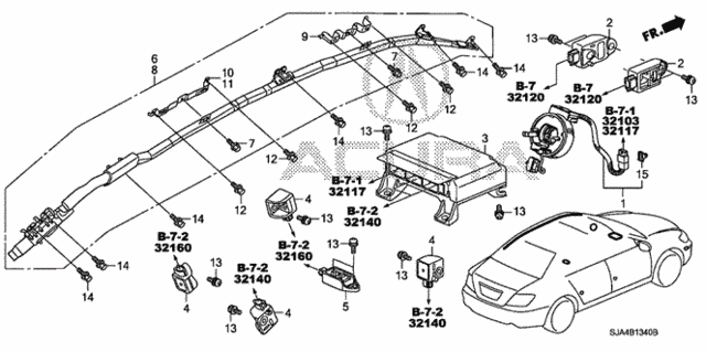 SRS Unit (1) for 2007 Acura RL #0
