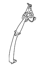 C2C39892LEG - : Lap &amp; Shoulder Belt for Jaguar: Super V8, Vanden Plas, XJ8, XJR Image