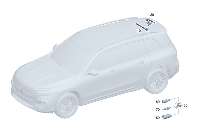 247869110064 - Emergency Equipment Windshield Washer System: Hose Line for Mercedes-Benz Image image
