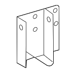 9066190031 - Body: Step Bumper Mount Bracket for MB Vans Image