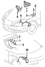 4459014050 - : Actuator Bracket for Lexus: SC300, SC400 Image