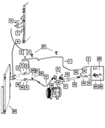 5179285AA - Air Conditioners and Heaters: A/c Check Valve Cap for Chrysler: 300, Aspen | Dodge: Challenger, Charger, Dakota, Durango, Magnum, Nitro, Ram 1500, Ram 2500, Ram 3500 | Jeep: Liberty | Ram: 1500, 2500, 3500, Dakota Image