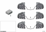 61315A587A5 - Vehicle Electrical System: Switch Mfl for BMW Image