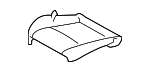 873701MA0A - Body: Cushion Cover for INFINITI: M35h, M37, M56 Image