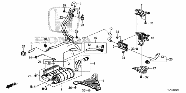 Canister (KA/KC) for 2017 Honda CR-V #0