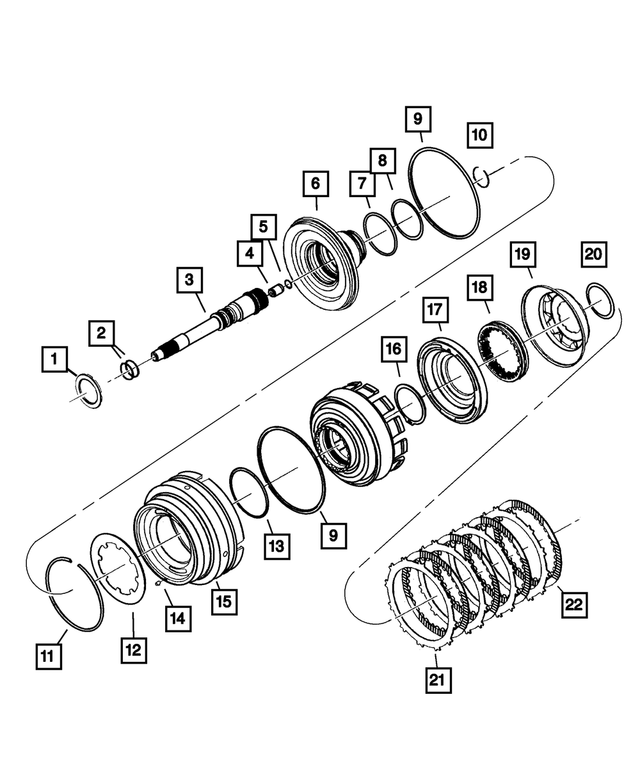 4799088 - Automatic Transmission Multi-Speed: Transmission Snap Ring for Mopar Image image