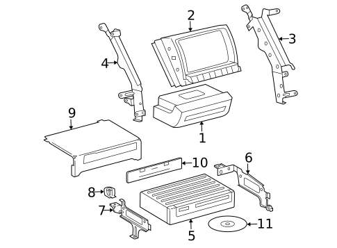 Navigation System for 2006 Lexus GX470 #0