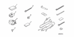 938940501008 - Accessory Components: SCREW-WASHER (5X10) for Acura Image