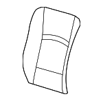 1NM75DK2AA - Body: Seat Back Cover for Dodge: Ram 1500, Ram 2500, Ram 3500 | Ram: 1500, 2500, 3500 Image