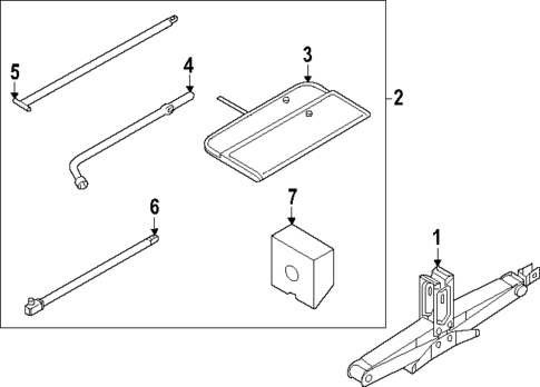 Jack & Components for 2025 INFINITI QX80 #0
