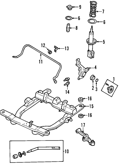 Suspension Components for 2003 Kia Sedona #1