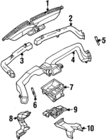 MR315625 - Body: Defroster Duct for Mitsubishi Image