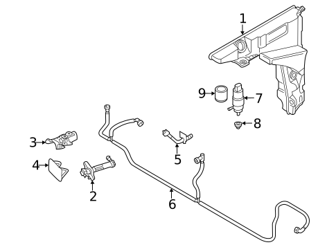 Washer Components for 2025 Audi RS6 Avant #0