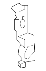 17227519270 - Cooling System: Bracket for BMW: 1 Series M, 128i, 135i, 135is, 525i, 525xi, 528i, 528i xDrive, 528xi, 530i, 530xi, 535i, 535i xDrive, 535xi, 545i, 550i, 645Ci, 650i, 745i, 745Li, 750i, 750Li, 760i, 760Li, Alpina B7, X3, X5, Z4 Image