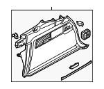 7P6867038FEOC - Body: Quarter Trim Assembly for Volkswagen: Touareg Image